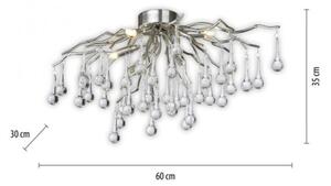 Lustră aplicată Paul Neuhaus 8090-55 ICICLE 4xG9/40W/230V