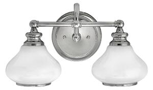 Plafonieră LED pentru baie AINSLEY 2xG9/3W/230V IP44 crom Hinkley