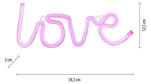 Decorațiune LED neon de perete JUST LIGHT. 85021-87 NEON LED/6,5W/5V Love