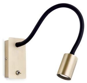 Veioză LED flexibilă de perete Orion WA 2-1342 KURT LED/5W/230V auriu