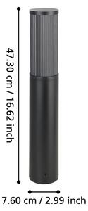 Lampă de exterior Eglo 901034 SALLE 1xE27/15W/230V 46,5 cm IP54