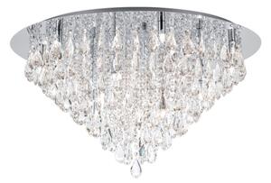 Plafonieră de cristal Orion DLU 2516/75 CELESTE 12xG9/40W/230V d. 75 cm crom