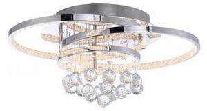 Plafonieră LED Paul Neuhaus 6267-17 ROTAZO LED/32W/230V d. 45 cm crom
