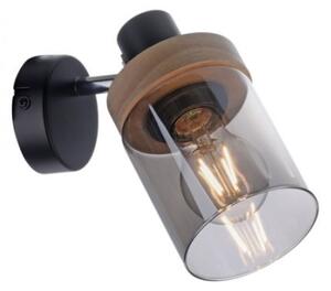 Spot de perete JUST LIGHT. 11311-18 PASQUAL 1xE27/40W/230V negru/ficus de cauciuc