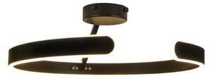 Lustră LED dimabilă aplicată LED/72W/230V 3000-6500K negru + telecomandă