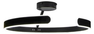 Lustră LED dimabilă aplicată LED/72W/230V 3000-6500K negru + telecomandă