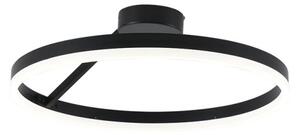 Lustră LED dimabilă aplicată LED/40W/230V 3000-6500K negru + telecomandă