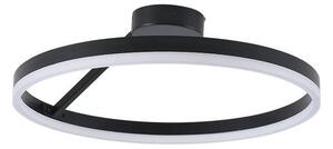 Lustră LED dimabilă aplicată LED/40W/230V 3000-6500K negru + telecomandă