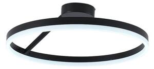 Lustră LED dimabilă aplicată LED/40W/230V 3000-6500K negru + telecomandă