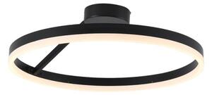 Lustră LED dimabilă aplicată LED/40W/230V 3000-6500K negru + telecomandă
