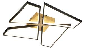 Plafonieră LED dimabilă LED/115W/230V 3000-6500K maro/negru + telecomandă
