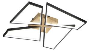 Plafonieră LED dimabilă LED/115W/230V 3000-6500K maro/negru + telecomandă