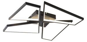 Plafonieră LED dimabilă LED/115W/230V 3000-6500K negru + telecomandă