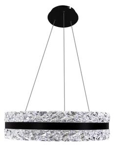 Lustră LED dimabilă pe cablu LED/80W/230V 3000-6500K negru + telecomandă