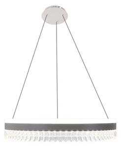 Lustră LED dimabilă pe cablu LED/80W/230V 3000-6500K alb + telecomandă