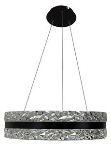 Lustră LED dimabilă pe cablu LED/80W/230V 3000-6500K negru + telecomandă