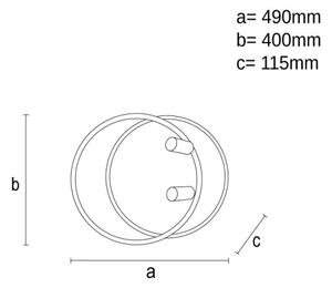 Plafonieră LED dimabilă LED/65W/230V 3000-6500K alb + telecomandă