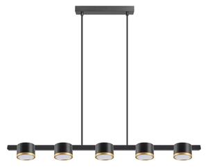 Lustră LED pe cablu MIRELLA 5xGX53/6W/230V negru