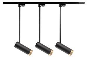 Spot pentru sistem de șină PORTO 3xGU10/10W/230V negru