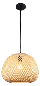 Lustră pe cablu ZANZIBAR 1xE27/20W/230V d. 35 cm bambus