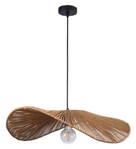 Lustră pe cablu CAPRI 1xE27/20W/230V d. 60 cm bambus