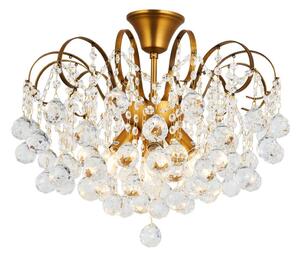 Lustră de cristal aplicată Brilagi CRYSTAL 6xE14/60W/230V bronz