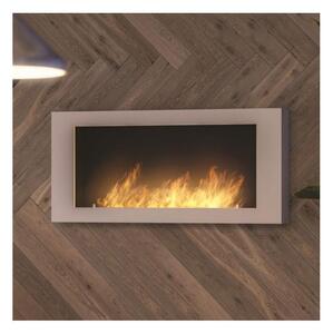 Șemineu BIO de perete 120x56 cm 3kW alb InFire