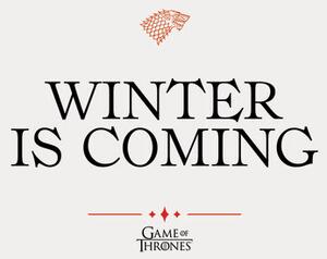 Poster de artă Game of Thrones - Winter is coming