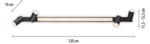 Spot LED dimabil Paul Neuhaus 6121-79 PURE 4xLED/4W/230V + LED/9W + telecomandă