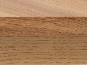 Masa de cafea din lemn si furnir, Dorney Stejar, L140xl70xH45 cm