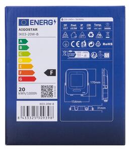 Proiector LED RGBW Aigostar MESH LED/20W/230V 6500K IP65 + telecomandă
