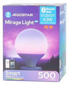 Bec LED RGBW dimabil Aigostar MESH G120 E27/4,9W/230V 2700-6500K + telecomandă
