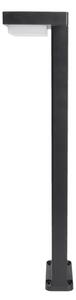 Lampă LED solară cu senzor Solight WO7202 PALERMO LED/5W/2000mAh IP54 negru
