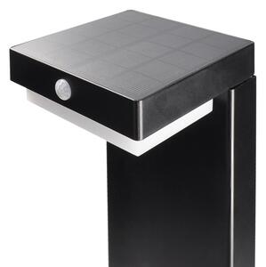 Lampă LED solară cu senzor Solight WO7202 PALERMO LED/5W/2000mAh IP54 negru