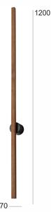 Aplică LED Brilagi WOODY LINE LED/12W/230V stejar