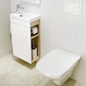 Dulap baie suspendat Cersanit Smart 40 pentru lavoar, alb