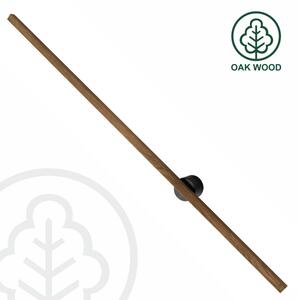 Brilagi - Aplică LED de perete WOODY LINE, LED/7W/230V, 4000K, 60 cm, stejar/nuc