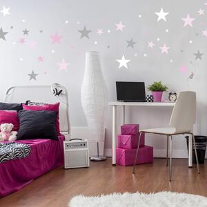 INSPIO-Autocolant textil - Constelație roz