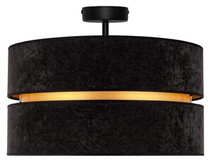 Lustră aplicată Duolla DUO 1xE27/15W/230V d. 40 cm negru/auriu