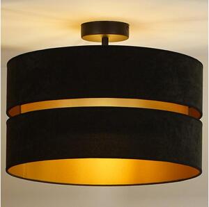 Lustră aplicată Duolla DUO 1xE27/15W/230V d. 40 cm negru/auriu