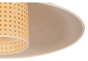 Lustră aplicată RIO Duolla RATTAN 1xE27/15W/230V d. 45 cm bej/ratan