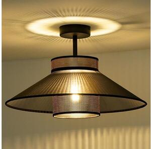Lustră aplicată RIO Duolla SHINY 1xE27/15W/230V d. 45 cm negru/cupru