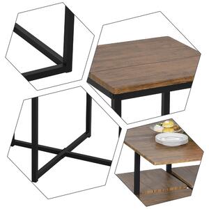 Set masa si scaune HOMCOM, stil industrial, set pentru bucatarie | Aosom RO