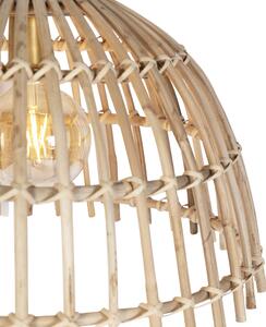 Lampă suspendată rurală din bambus 55 cm - Cane Magna