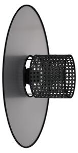 Aplică TOKYO Duolla RATTAN 1xE27/15W/230V d. 50 cm argintiu/negru