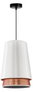 Lustră pe cablu BELL Duolla SHINY 1xE27/15W/230V d. 25 cm alb/cupru
