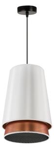 Lustră pe cablu BELL Duolla SHINY 1xE27/15W/230V d. 25 cm alb/cupru