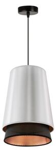 Lustră pe cablu BELL Duolla SHINY 1xE27/15W/230V d. 25 cm argintiu/negru