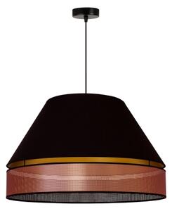Lustră pe cablu COPPER Duolla SHINY 1xE27/15W/230V d. 60 cm negru/cupru