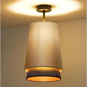 Lustră aplicată BELL Duolla SHINY 1xE27/15W/230V d. 25 cm argintiu/negru